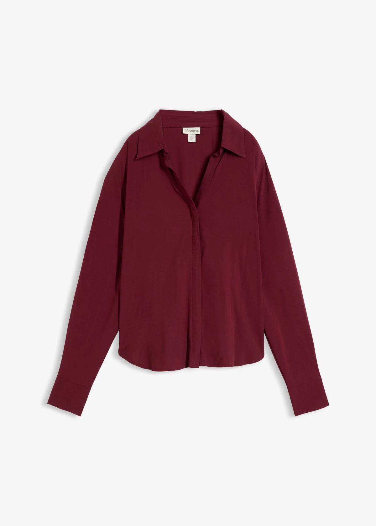 Women's Soft Viscose Blouse in Maple Red, view 1