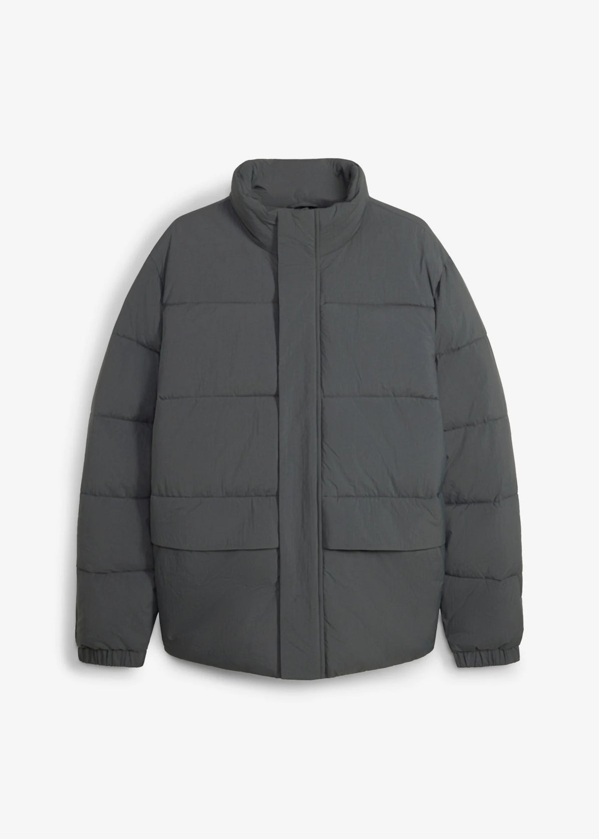 Men's Water-Repellent Puffer Jacket in Anthracite, view 1