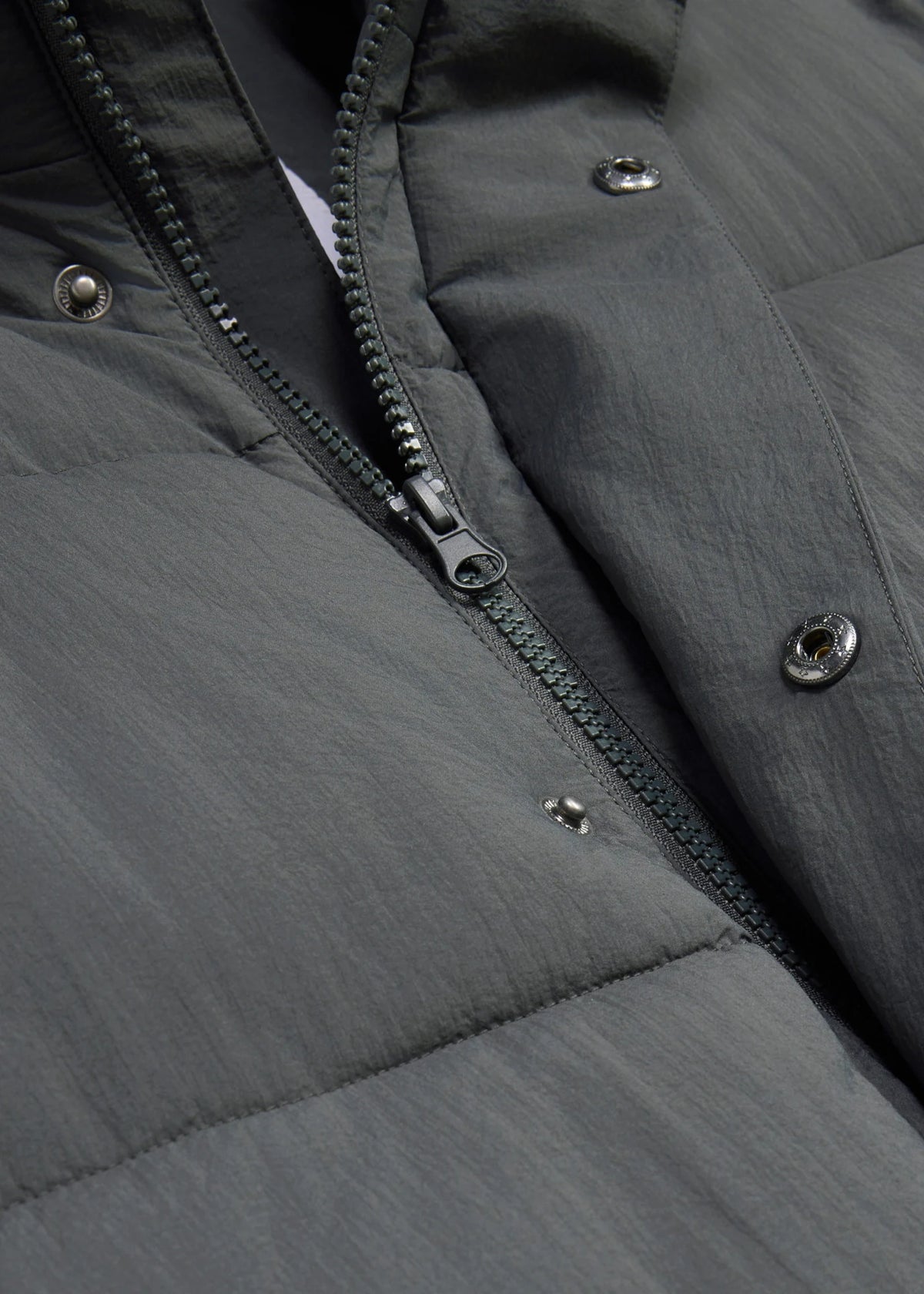 Men's Water-Repellent Puffer Jacket in Anthracite, view 2