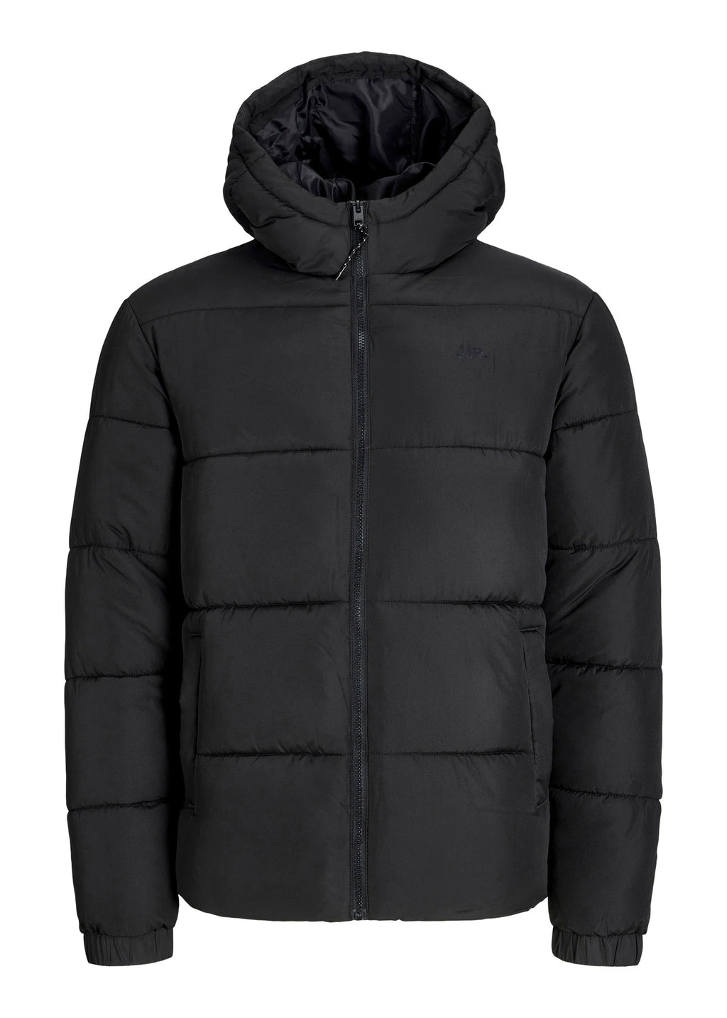 Men's JJ REBEL Puffer Jacket in Black, view 1