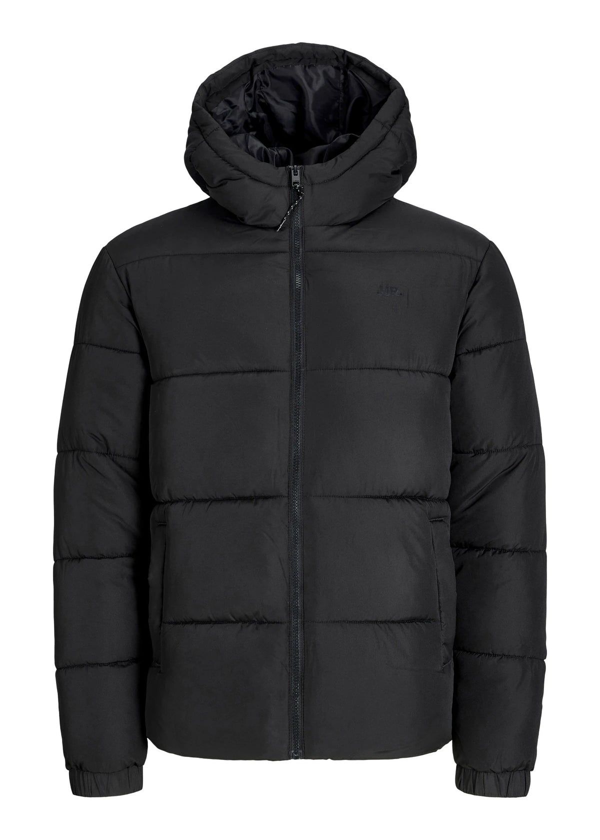 Men's JJ REBEL Puffer Jacket in Black, view 1