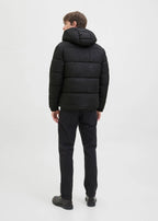 Men's JJ REBEL Puffer Jacket in Black, view 2