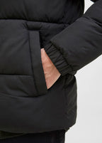 Men's JJ REBEL Puffer Jacket in Black, view 4
