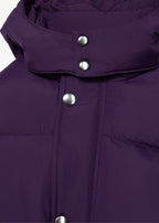 Girls' Lurchi Water-Repellent Puffer Jacket in Dark Purple, view 3