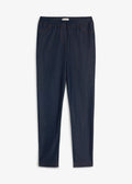 Girls' Denim-Look Leggings in Blue Denim, view 1