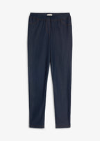 Girls' Denim-Look Leggings in Blue Denim, view 1