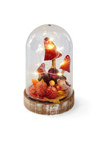 LED Mushroom Decoration in Red and Natural, view 1