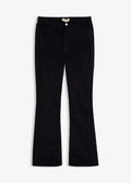 Women's Stretch Corduroy Bootcut Pants in Black, view 1