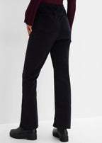 Women's Stretch Corduroy Bootcut Pants in Black, view 4