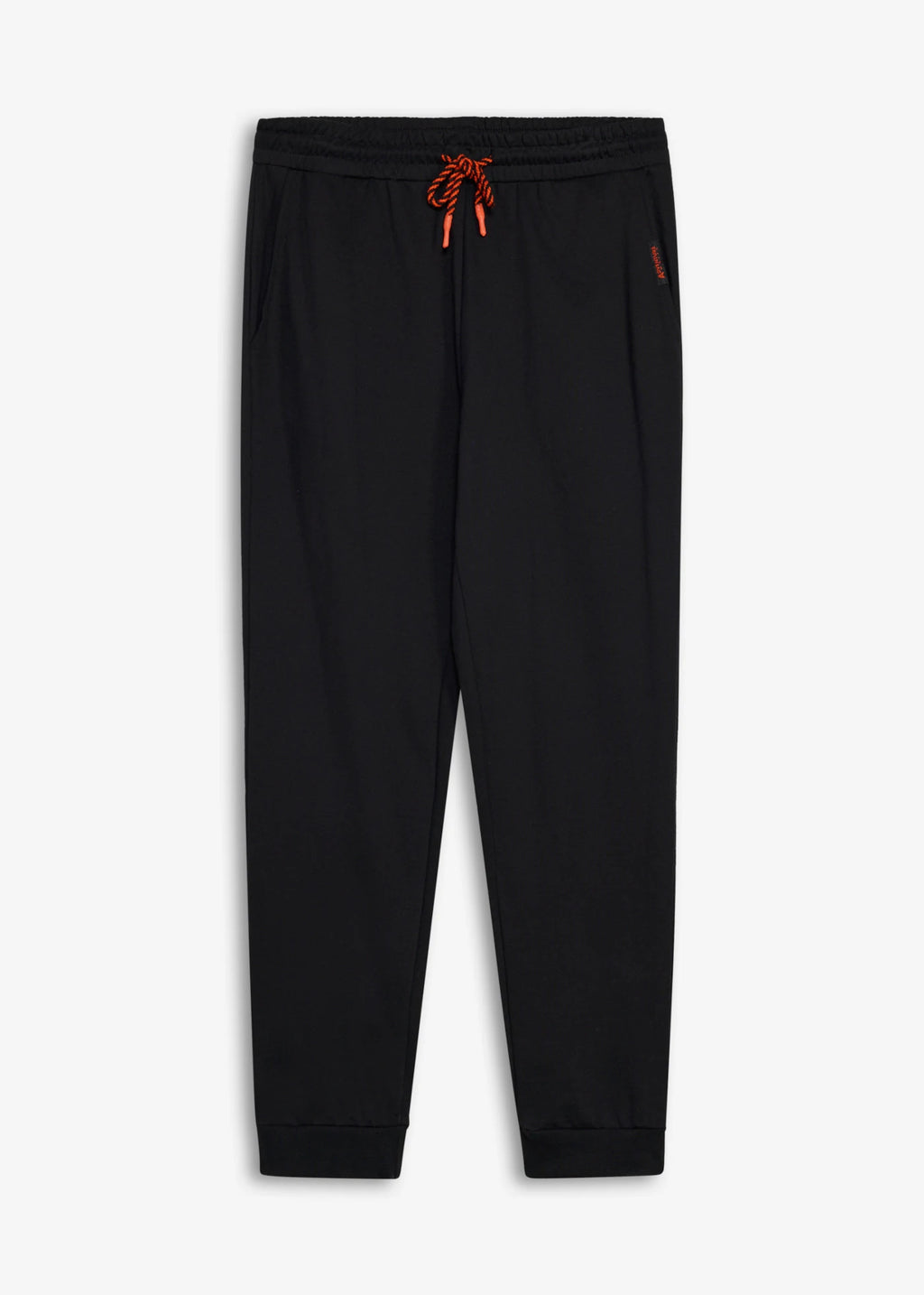 Men's Pure Cotton Joggers in Black, view 1