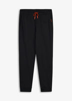 Men's Pure Cotton Joggers in Black, view 1