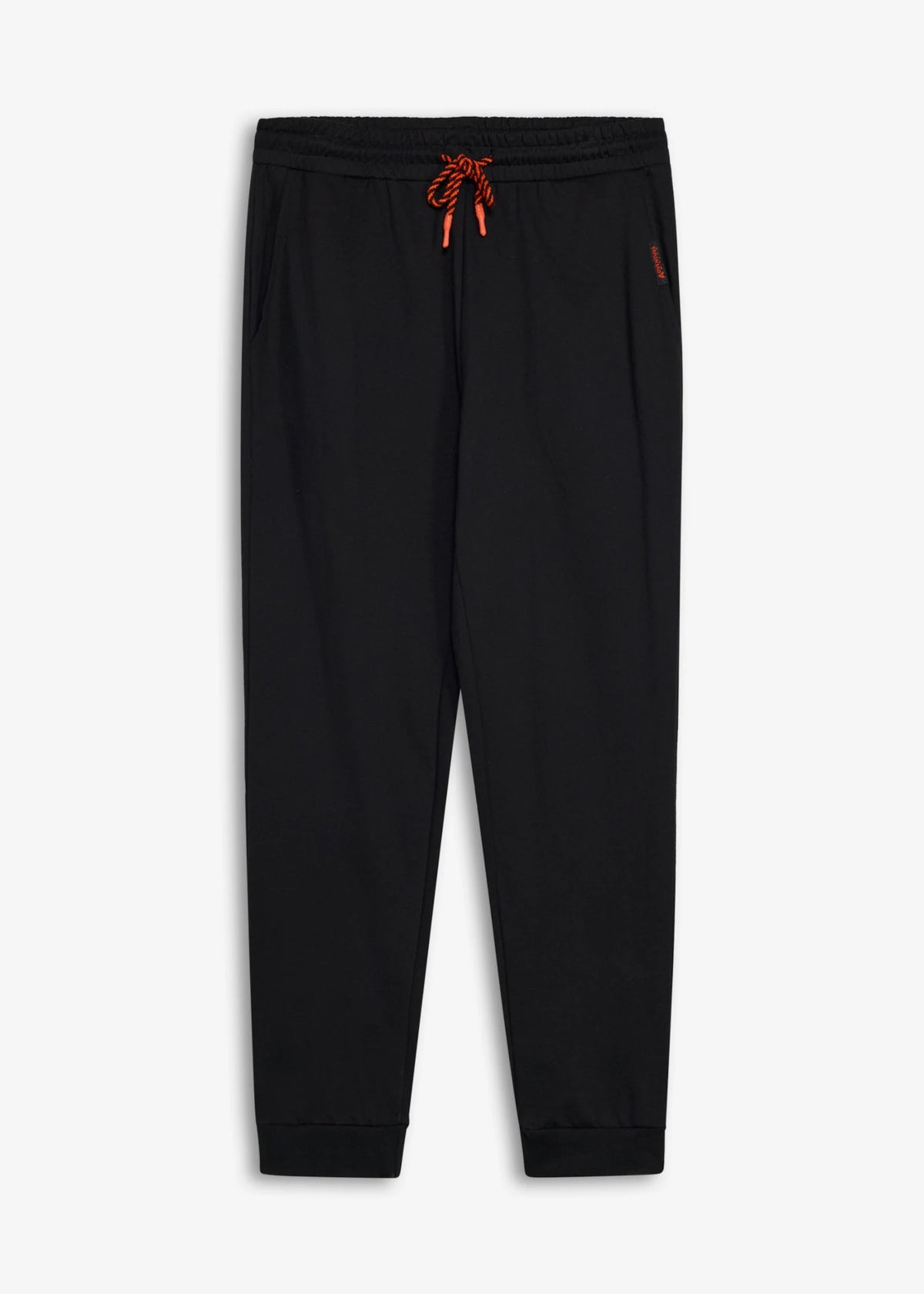 Men's Pure Cotton Joggers in Black, view 1