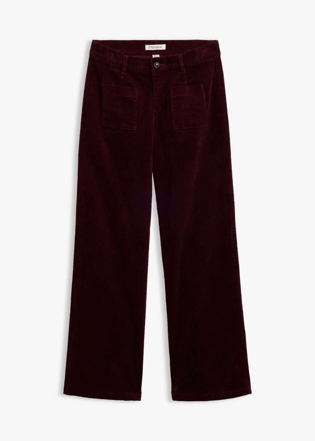 Women's Stretch Corduroy Pants in Burgundy, view 1
