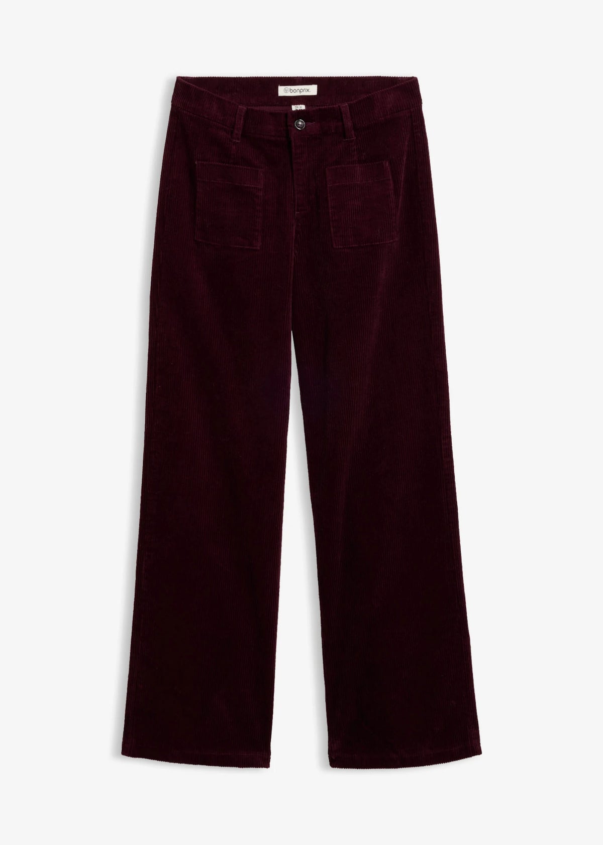 Women's Stretch Corduroy Pants in Burgundy, view 1