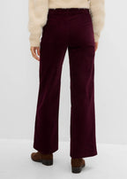 Women's Stretch Corduroy Pants in Burgundy, view 4