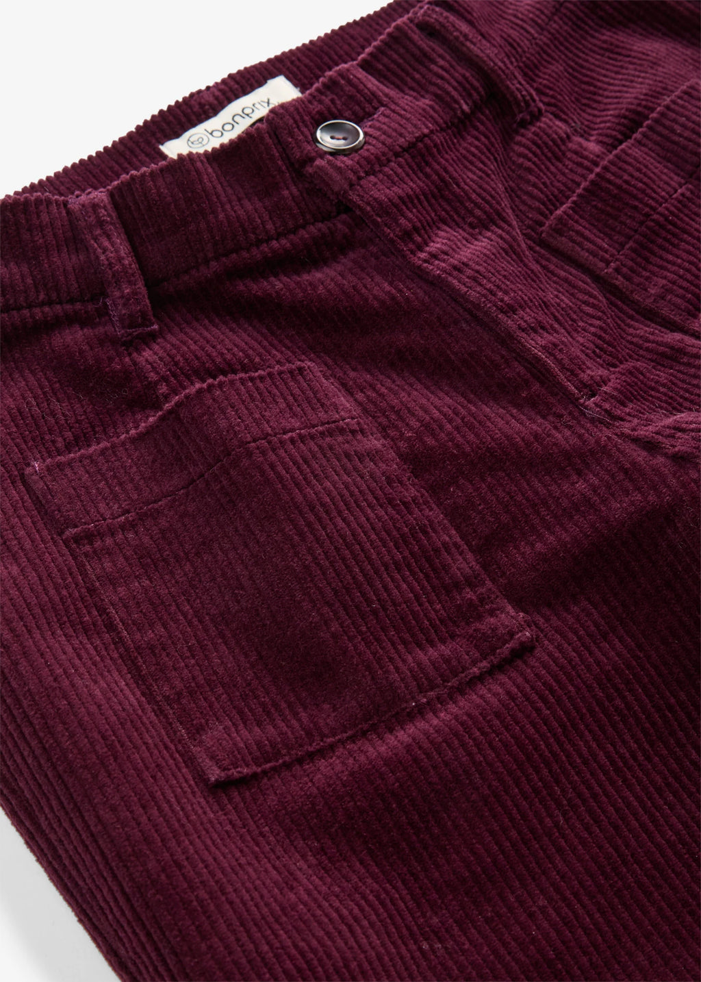 Women's Stretch Corduroy Pants in Burgundy, view 2