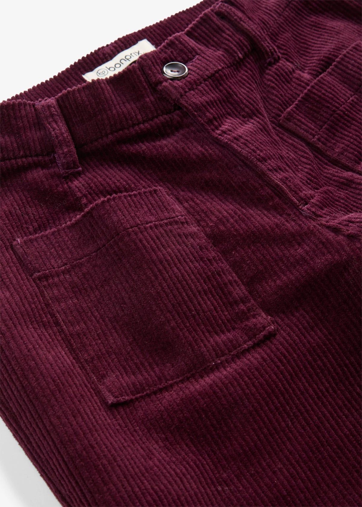 Women's Stretch Corduroy Pants in Burgundy, view 2