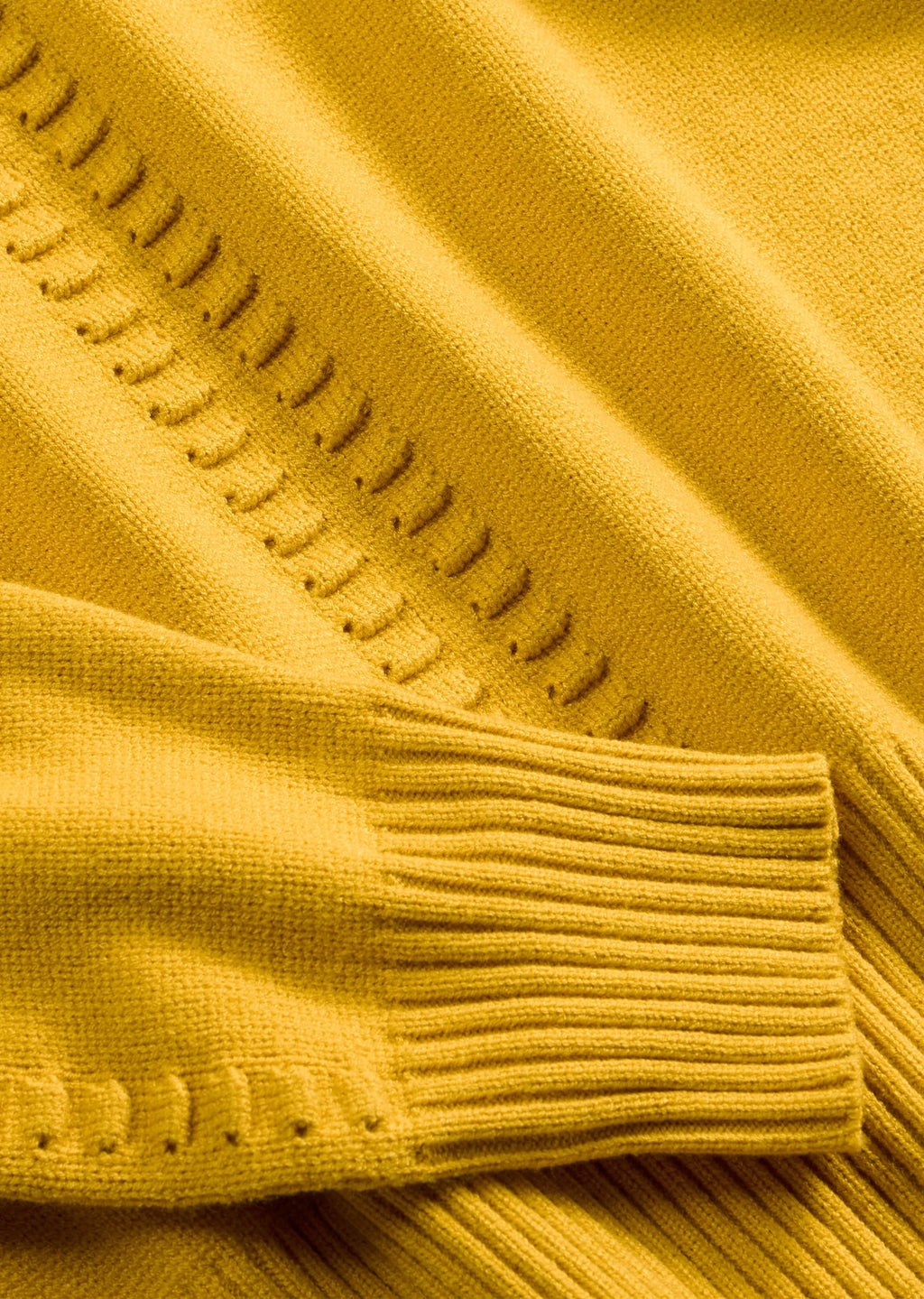 Women's Batwing Sleeve Sweater in Golden Ochre, view 2