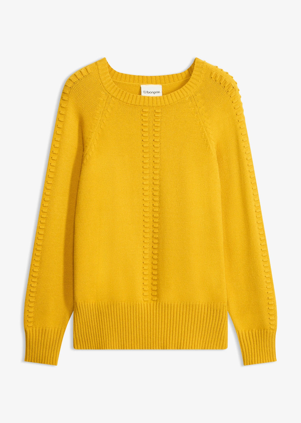 Women's Batwing Sleeve Sweater in Golden Ochre, view 1