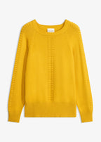 Women's Batwing Sleeve Sweater in Golden Ochre, view 1