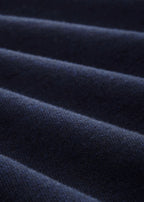 Men's Tom Tailor Pure Cotton Fine Knit Sweater in Dark Heather Blue, view 2