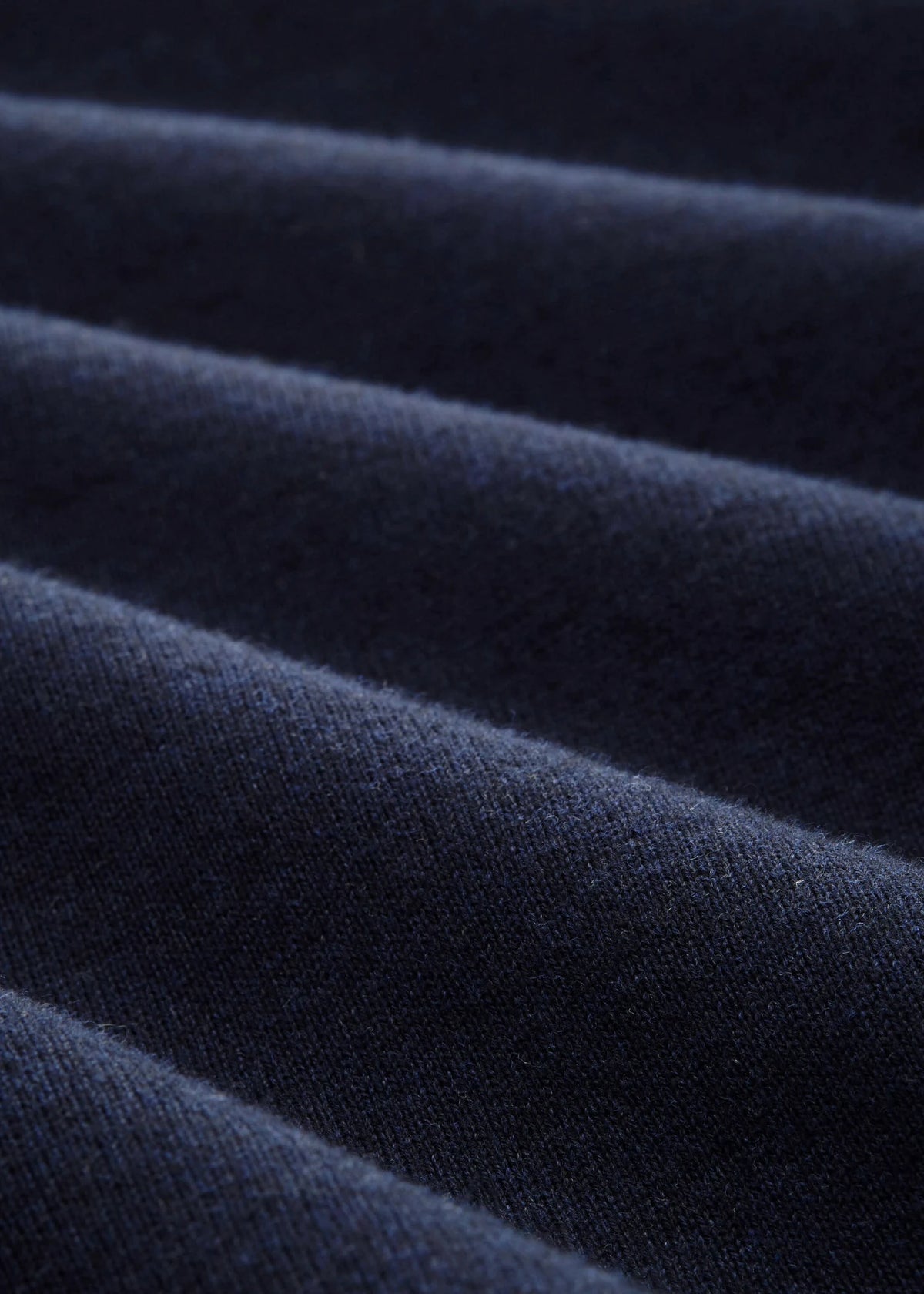 Men's Tom Tailor Pure Cotton Fine Knit Sweater in Dark Heather Blue, view 2