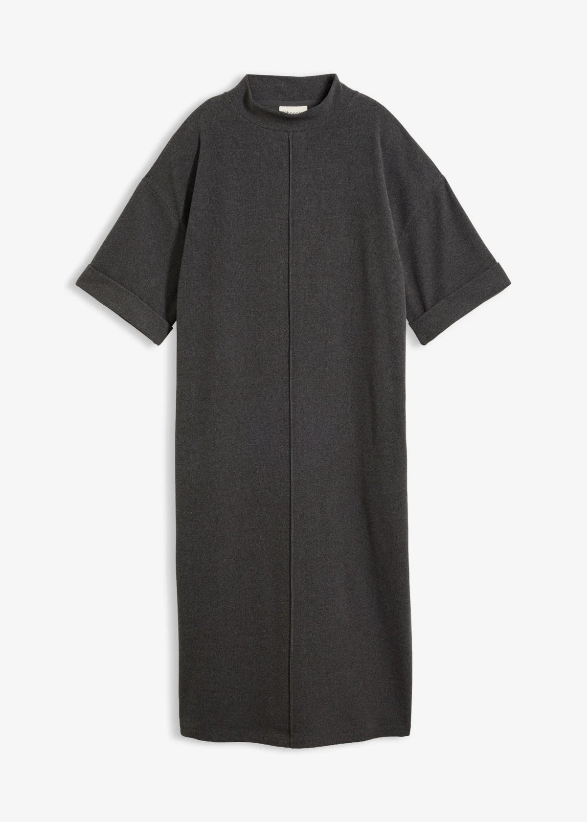 Women's Jersey Dress in Heather Anthracite, view 1