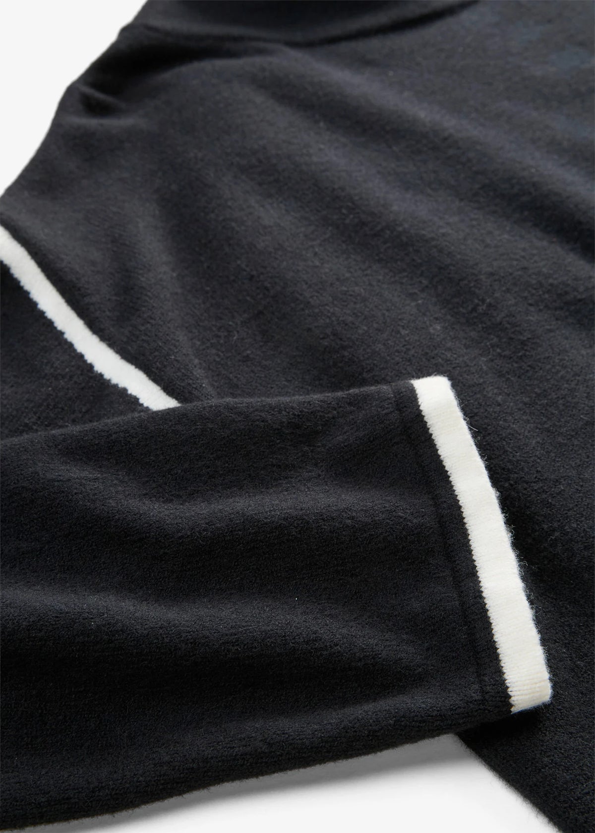 Women's Cotton Blend Knit Dress in Black, view 2