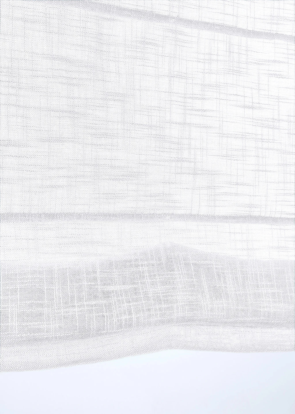Textured Roman Blind in White, view 2