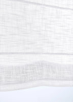Textured Roman Blind in White, view 2