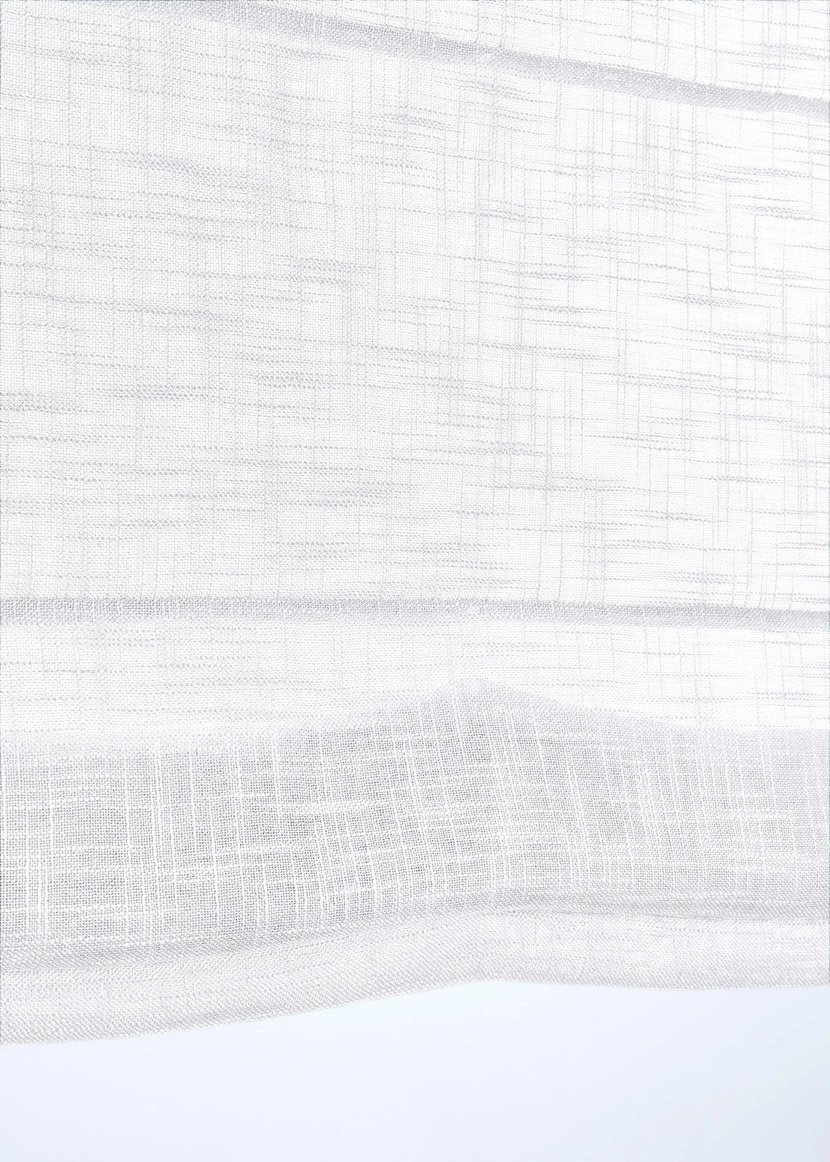 Textured Roman Blind in White, view 2