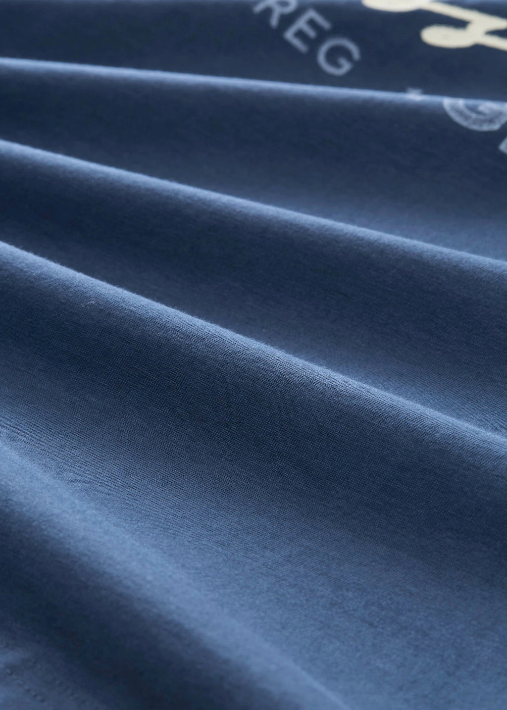 Men's Tom Tailor Long Sleeve Top in Medium Blue, view 2