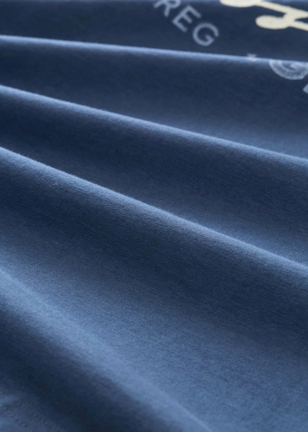 Men's Tom Tailor Long Sleeve Top in Medium Blue, view 2