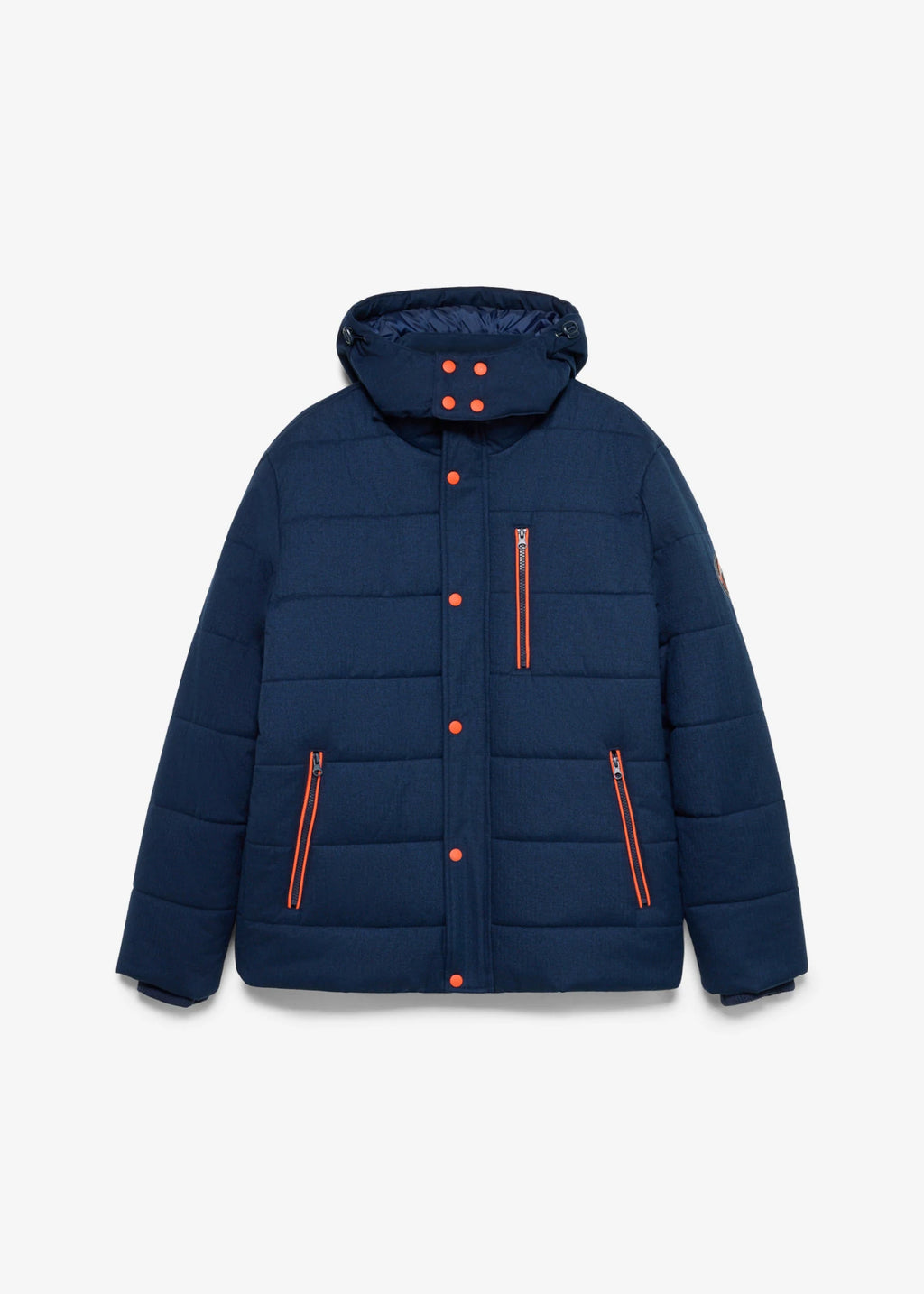 Men's Water-Repellent Jacket in Dark Blue, view 1