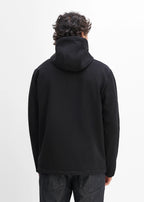 Men's Water-Repellent Softshell Jacket in Black, view 4