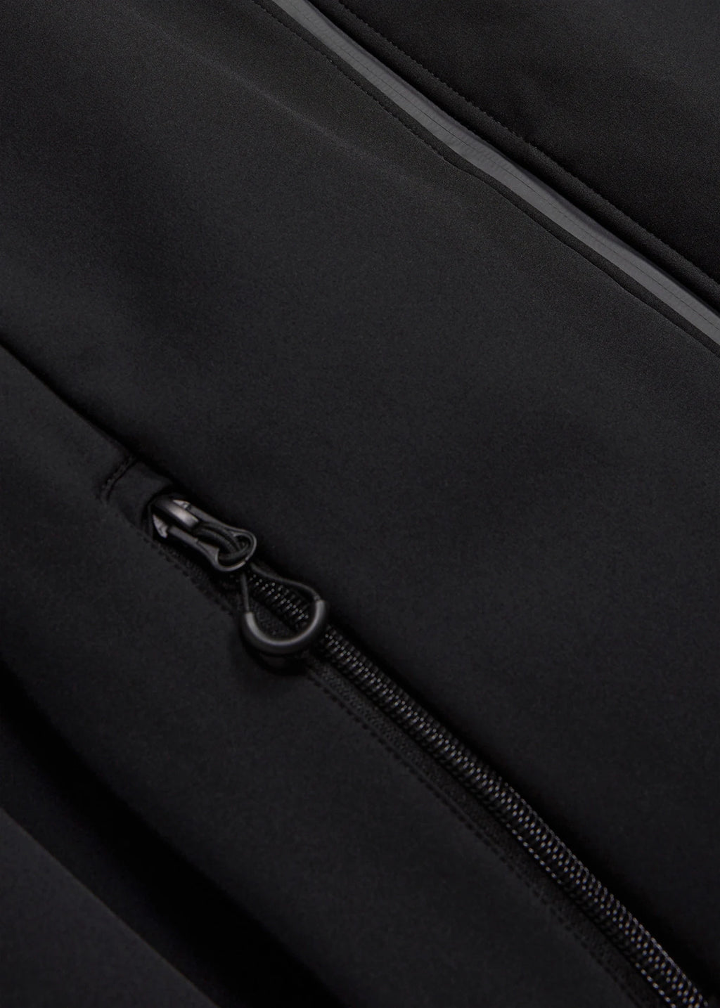 Men's Water-Repellent Softshell Jacket in Black, view 2