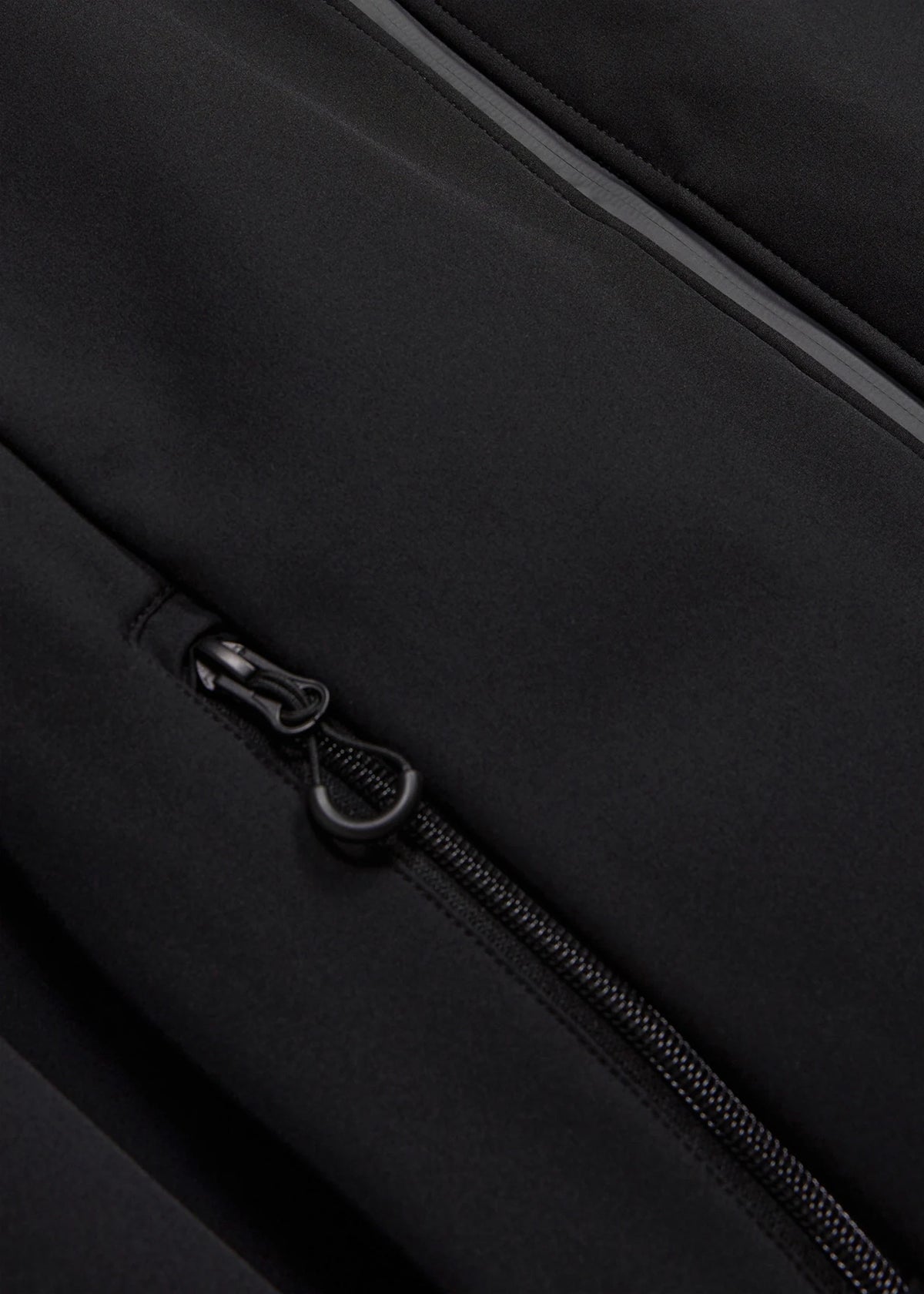 Men's Water-Repellent Softshell Jacket in Black, view 2