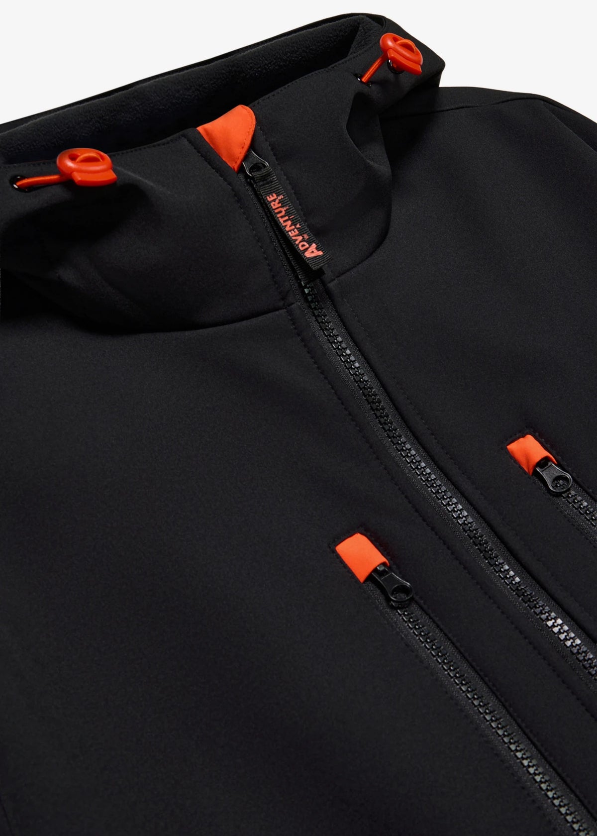 Men's Water-Repellent Softshell Jacket in Black, view 2