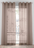 Lightweight Sheer Curtain Panel, 1 Piece in Taupe, view 1